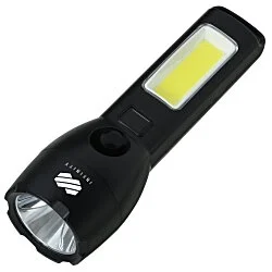 Solar Powered Rechargeable COB Flashlight