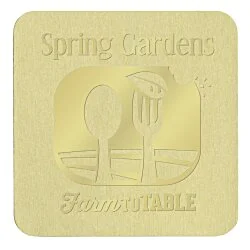 Embellished Seal by the Roll - Square - 1 1/4 Inches x 1 1/4 Inches