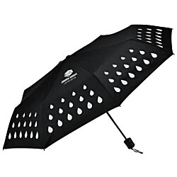 Colour Changing Rain Drop Umbrella - 42 inch Arc