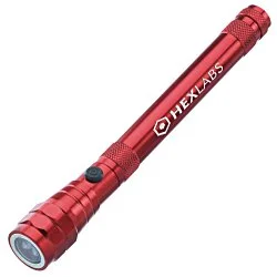 Telescopic Rechargeable LED Flashlight with Magnet