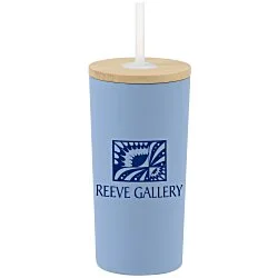Wren Vacuum Tumbler with Straw - 17 ounces - Closeout