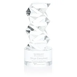 Landmark Crystal Award - 8 inches