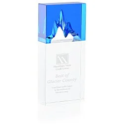 Rainier Crystal Award - 8 inches