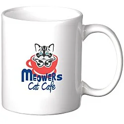 Value Coffee Mug - 11 oz - White - Full Color