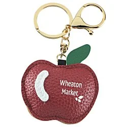 Apple Bag Charm Keychain