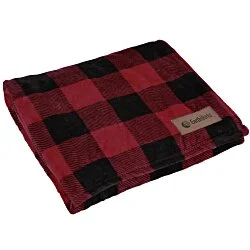 Lumberjack Plaid Plush Blanket - 24 hr