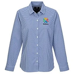 Cutter & Buck Skyline Gingham Dress Shirt - Ladies'