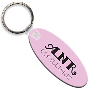 Small Oval Soft Keychain - Opaque Main Image