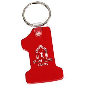 Number One Soft Keychain - Opaque Main Image