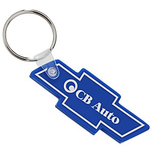 Chevy Bow Tie Soft Keychain - Opaque Main Image