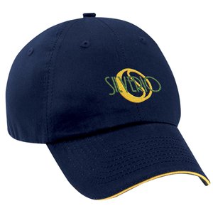 Brushed Cotton Twill Sandwich Cap - Solid Main Image