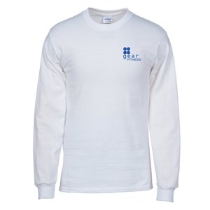 Gildan Ultra Cotton LS T-Shirt - Screen - White Main Image
