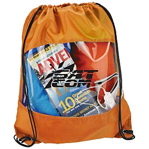 Clear-View Drawstring Bag Main Image