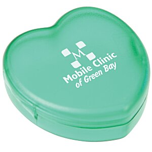 Pill Box Heart Shape - Translucent Main Image