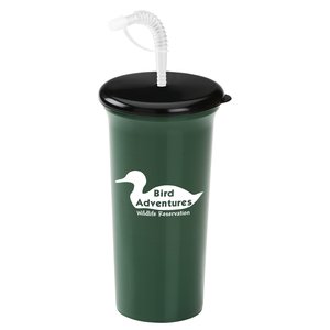 Recycled Sport Sipper with Straw Lid - 32 oz. Main Image