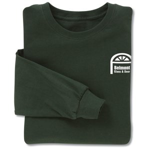Hanes Tagless T-Shirt - Long Sleeve - Colours Main Image