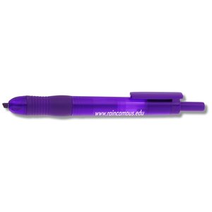 Rubber Grip Highlighter - Translucent - Closeout Main Image