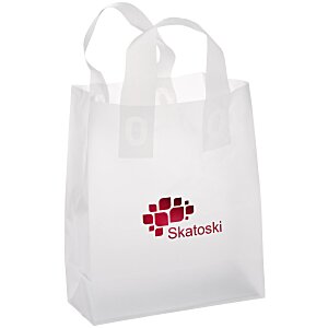 Soft-Loop Frosted Shopper - 10" x 8" - Foil - Clear Main Image