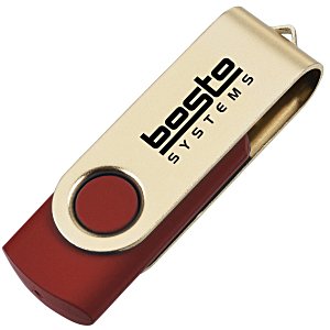 USB Swing Drive - Gold - 1GB Main Image