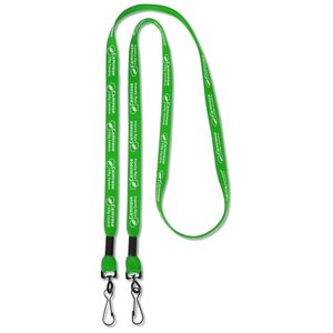 2 Swivel J-Hook Lanyard - 1/2" - Closeout Main Image