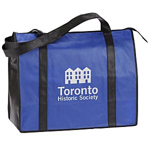 Non-Woven Zippered Convention Tote Main Image