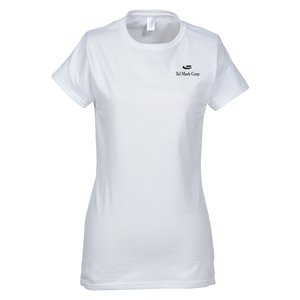 Gildan Softstyle T-Shirt - Ladies' - White - Screen Main Image