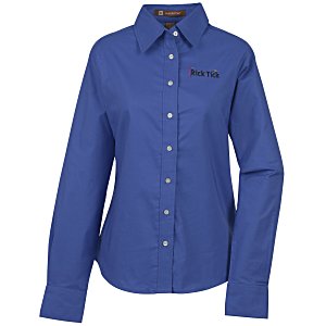 Structure Stain Release Oxford Shirt- Ladies' Main Image
