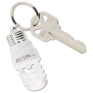 Light-Up Light Bulb Keychain Main Image