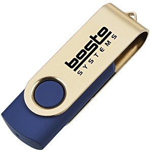 USB Swing Drive - Gold - 8GB Main Image