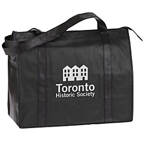 Non-Woven Zippered Convention Tote - 24 hr Main Image