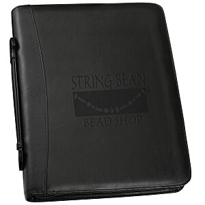 Conference Ring Folio with Notepad - Debossed Main Image