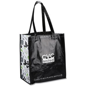 Expressions Laminated Grocery Tote - Black Main Image