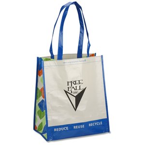 Expressions Laminated Grocery Tote - Royal Blue Main Image