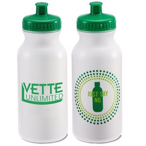 Sport Bottle with Push Pull Cap - 20 oz. - Just Say No Main Image