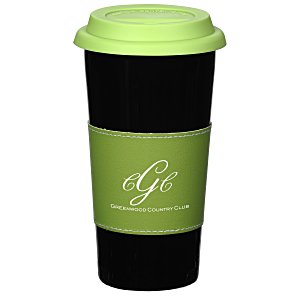 Grand Ceramic Mug with Sleeve - 16 oz. - Colours Main Image