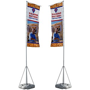 Summit Outdoor Banner Flag - Double Sided Graphics Main Image