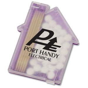 Mint Case with Tooth Picks - House - Translucent Main Image