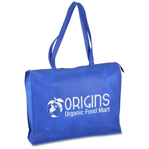 Non Woven Zippered Tote - Closeout Main Image