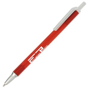 Value Click Pen - Translucent - Silver Main Image