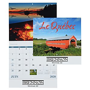 Scenic Quebec Calendar - French Main Image
