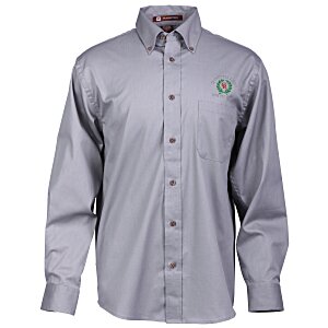 Harriton Twill Shirt with Stain Release - Men's Main Image
