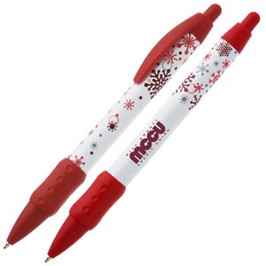 Bic Widebody Pen with Colour Grip - Snowflakes Main Image