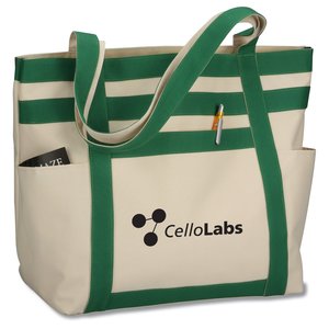 Rugby Stripe Boat Tote Main Image