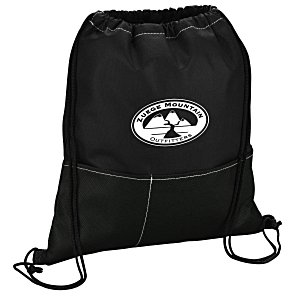 Patch Pocket Drawstring Sportpack - Closeout Main Image