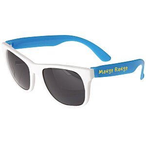 Neon Sunglasses with White Frames Main Image
