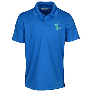 Moreno Textured Micro Polo - Youth - Embroidered Main Image