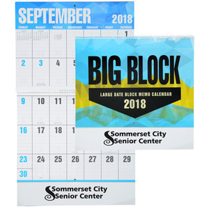 Big Block Appointment Calendar - Spiral Main Image