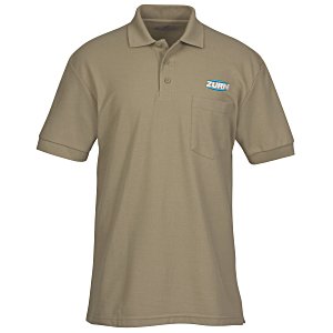 Soft Touch Pique Sport Shirt with Pocket - Men's Main Image