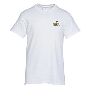 Gildan Ultra Cotton T-Shirt - Men's - Embroidered - White Main Image