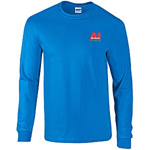 Gildan Ultra Cotton LS T-Shirt - Embroidered - Colours Main Image